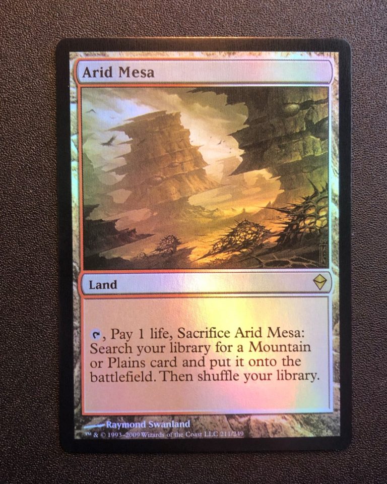 Arid Mesa Foil Mtg Zendikar Proxy King