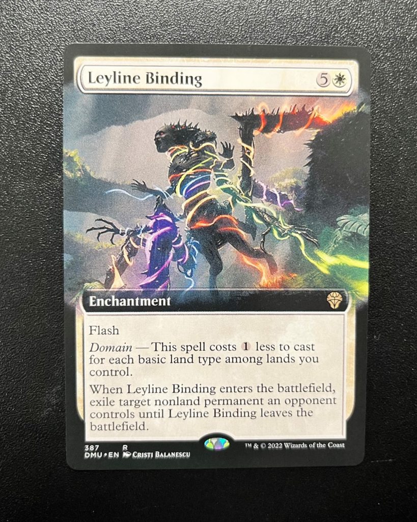 Leyline Binding Extended Art MtG Dominaria United Proxy King