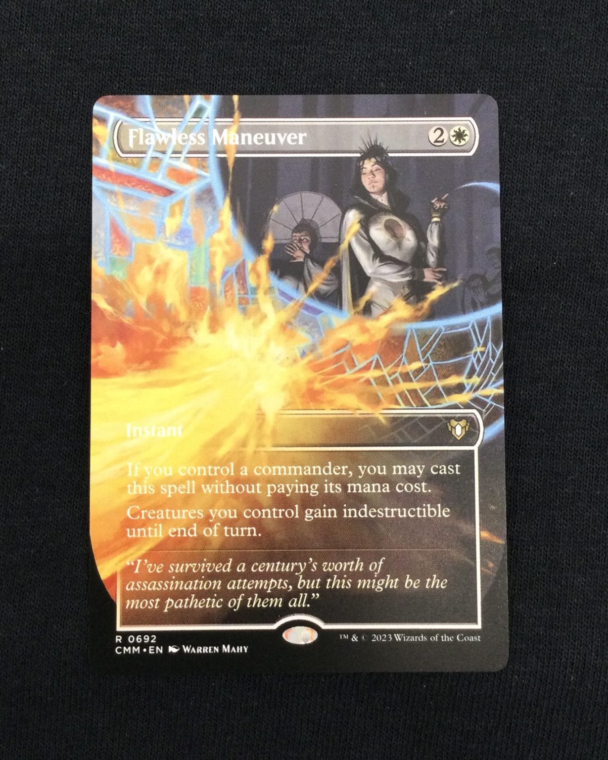 Flawless Maneuver Borderless Mtg Proxy Commander Masters Proxy King