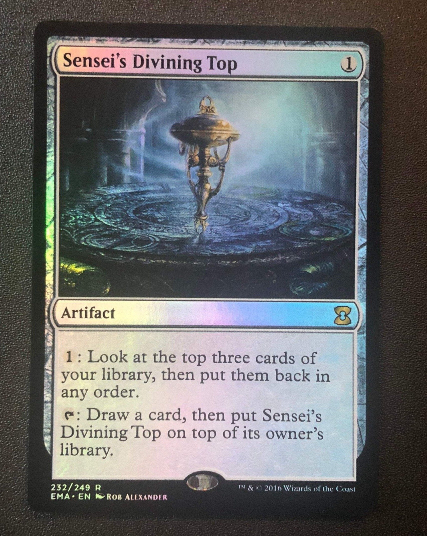 Sensei's Divining Top (FOIL) MTG Proxy Eternal Masters Proxy King