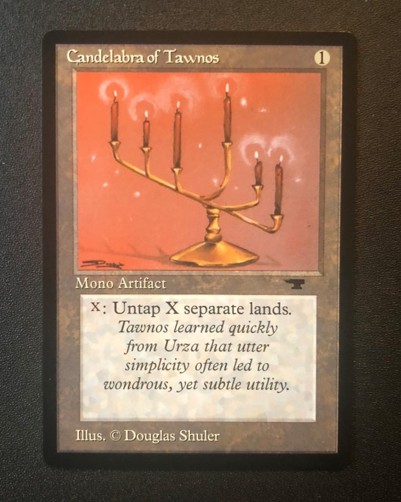 Candelabra of Tawnos MTG Proxy Antiquities Proxy King