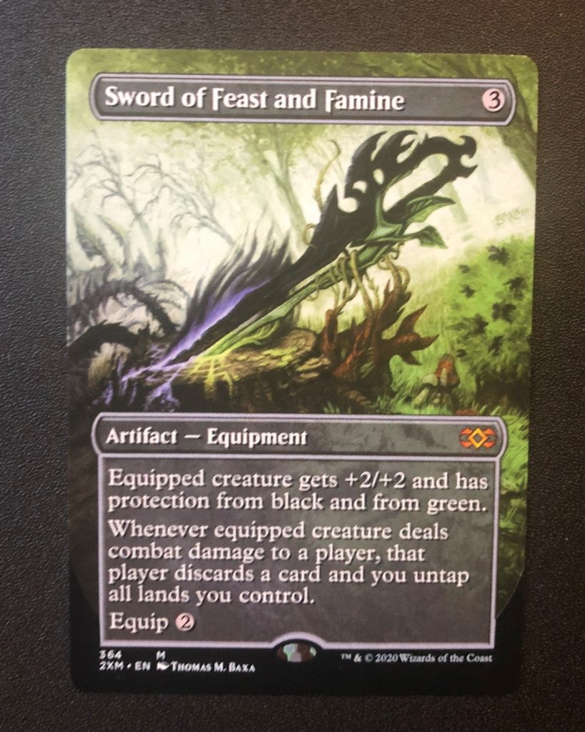 Sword of Feast and Famine (Showcase) - MtG 2XM - Proxy King