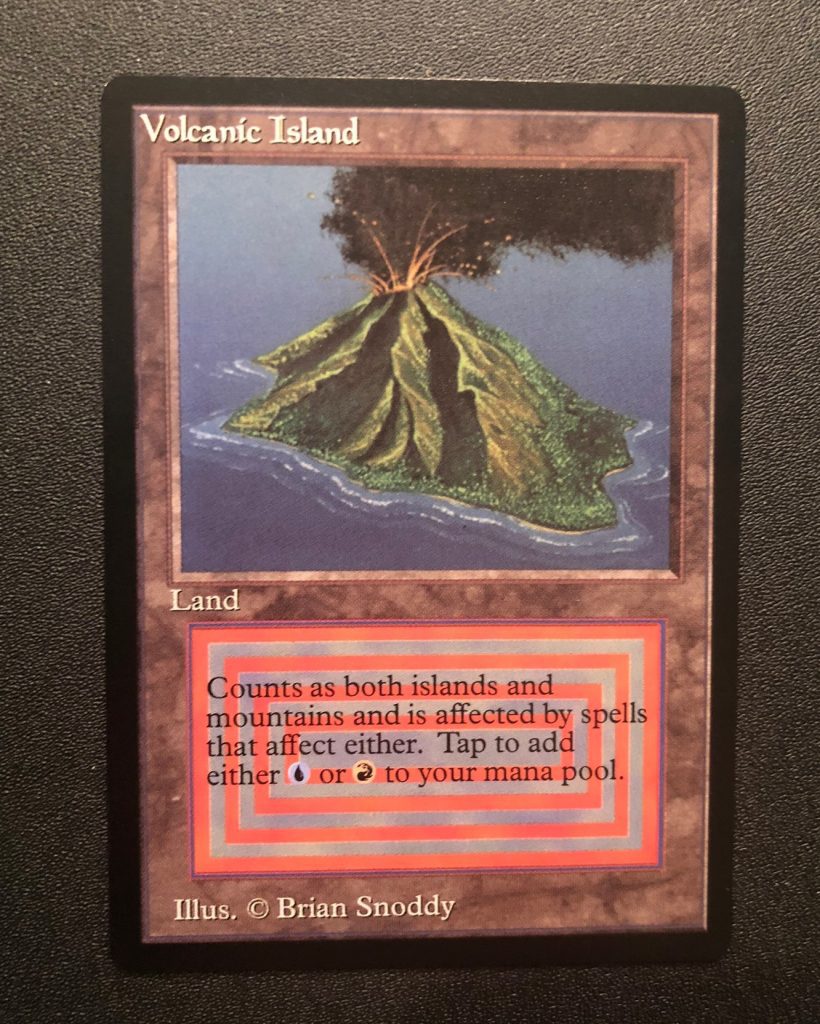 Volcanic Island MtG Beta Proxy King   IMG 5701 820x1024 