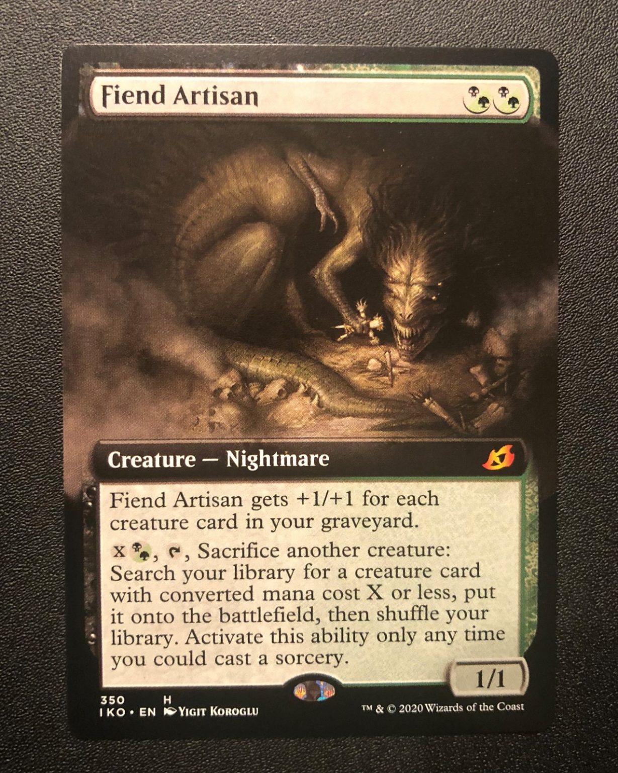 Fiend Artisan (Showcase) - MtG Ikoria - Proxy King 