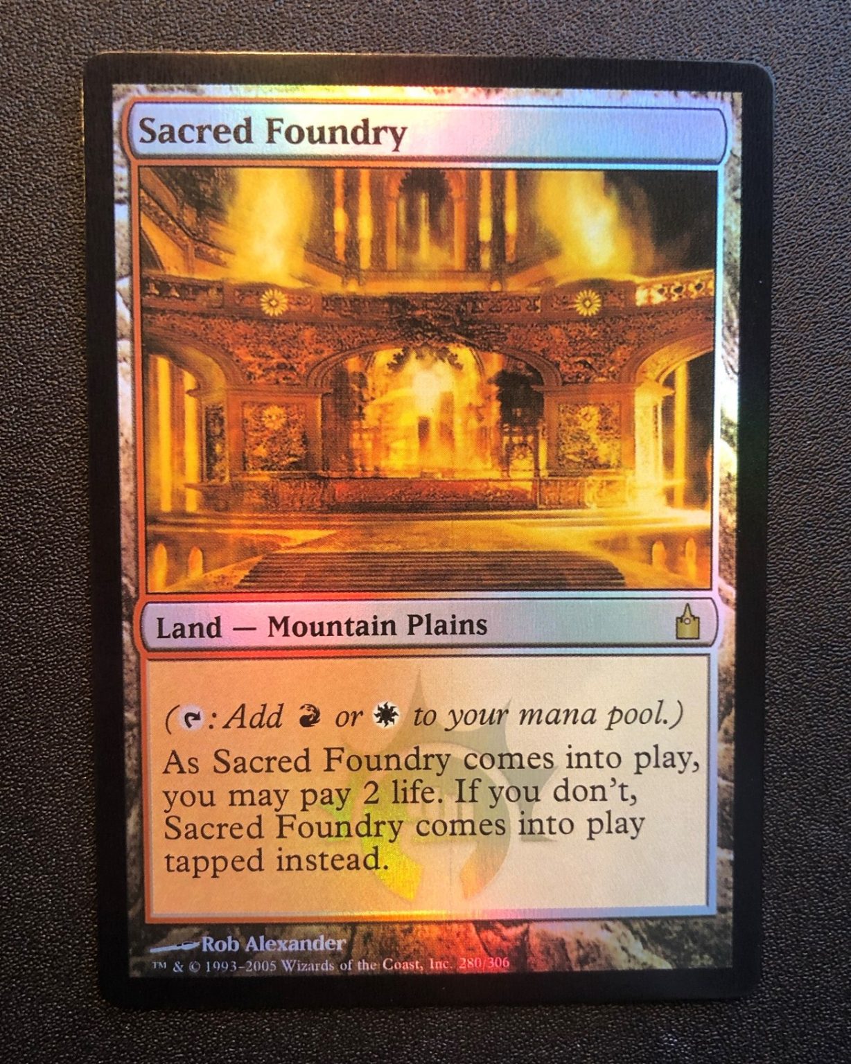 Sacred Foundry (FOIL) - MtG Ravnica - Proxy King