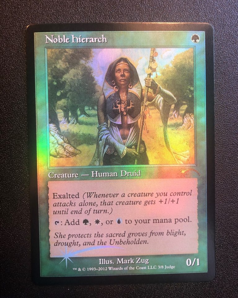 Noble Hierarch (foil) - Mtg Judge Gift - Proxy King