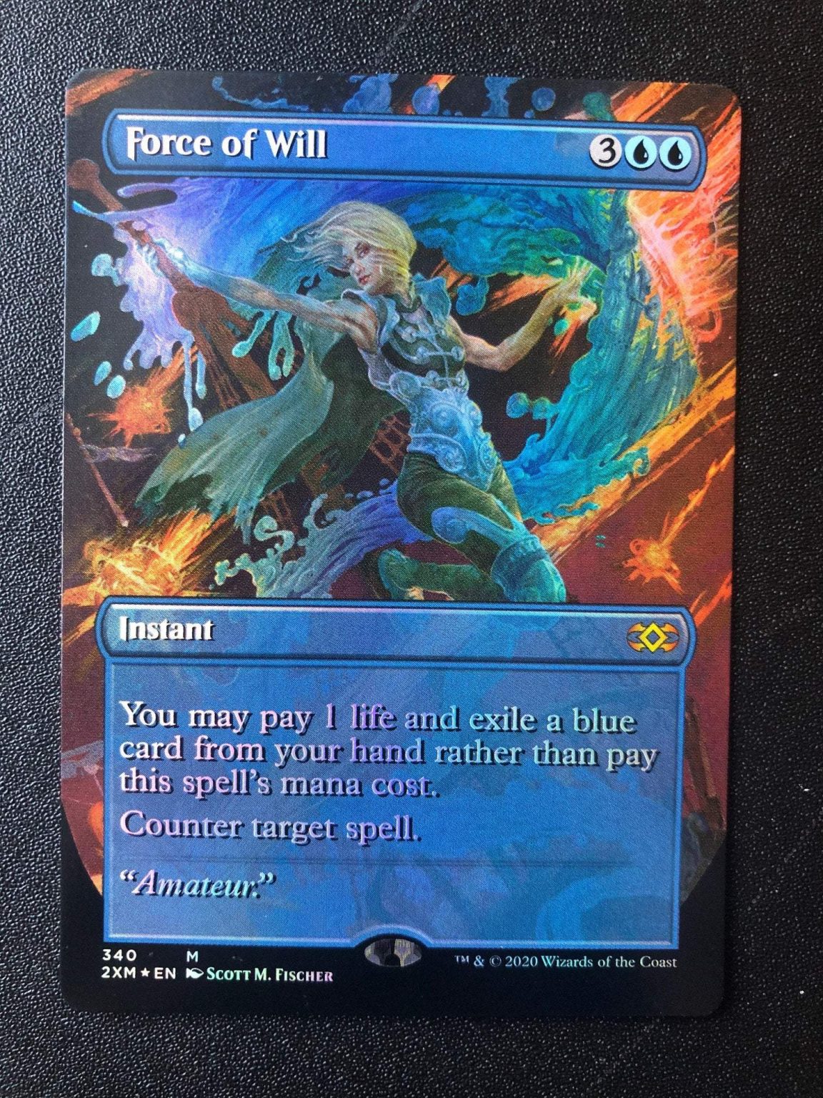 Force of Will (FOIL Showcase) - MtG 2XM - Proxy King