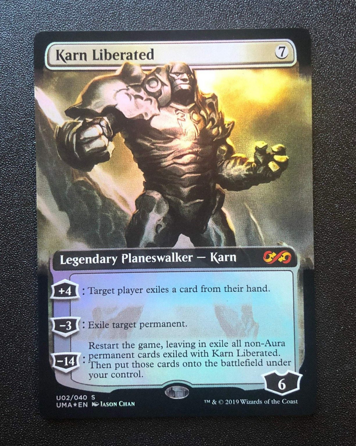 Karn Liberated (FOIL Box Topper) MtG UMA Proxy King