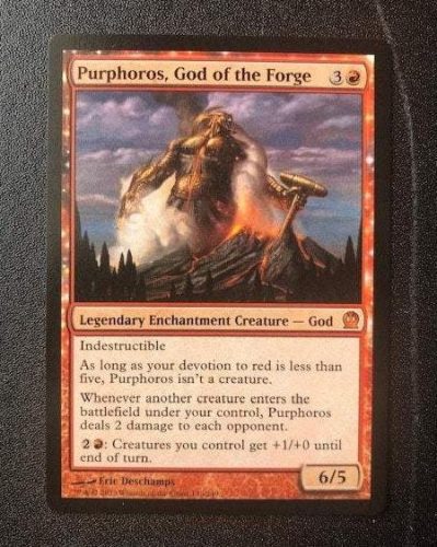 Purphoros, God of the Forge - MTG Proxy Theros - Proxy King