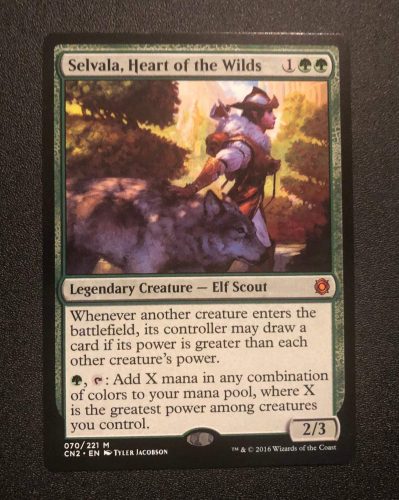 temur sabertooth + selvala, heart of the wilds + great oak guardian