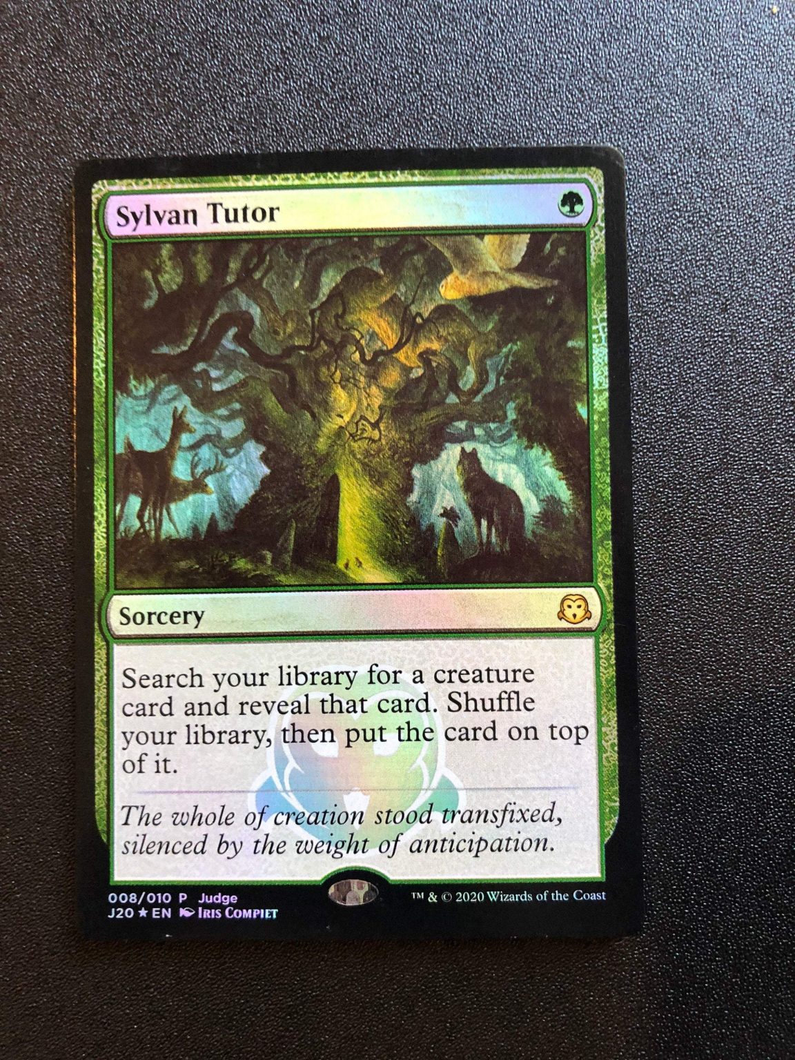 Sylvan Tutor (FOIL) - MtG Judge Gift - Proxy King