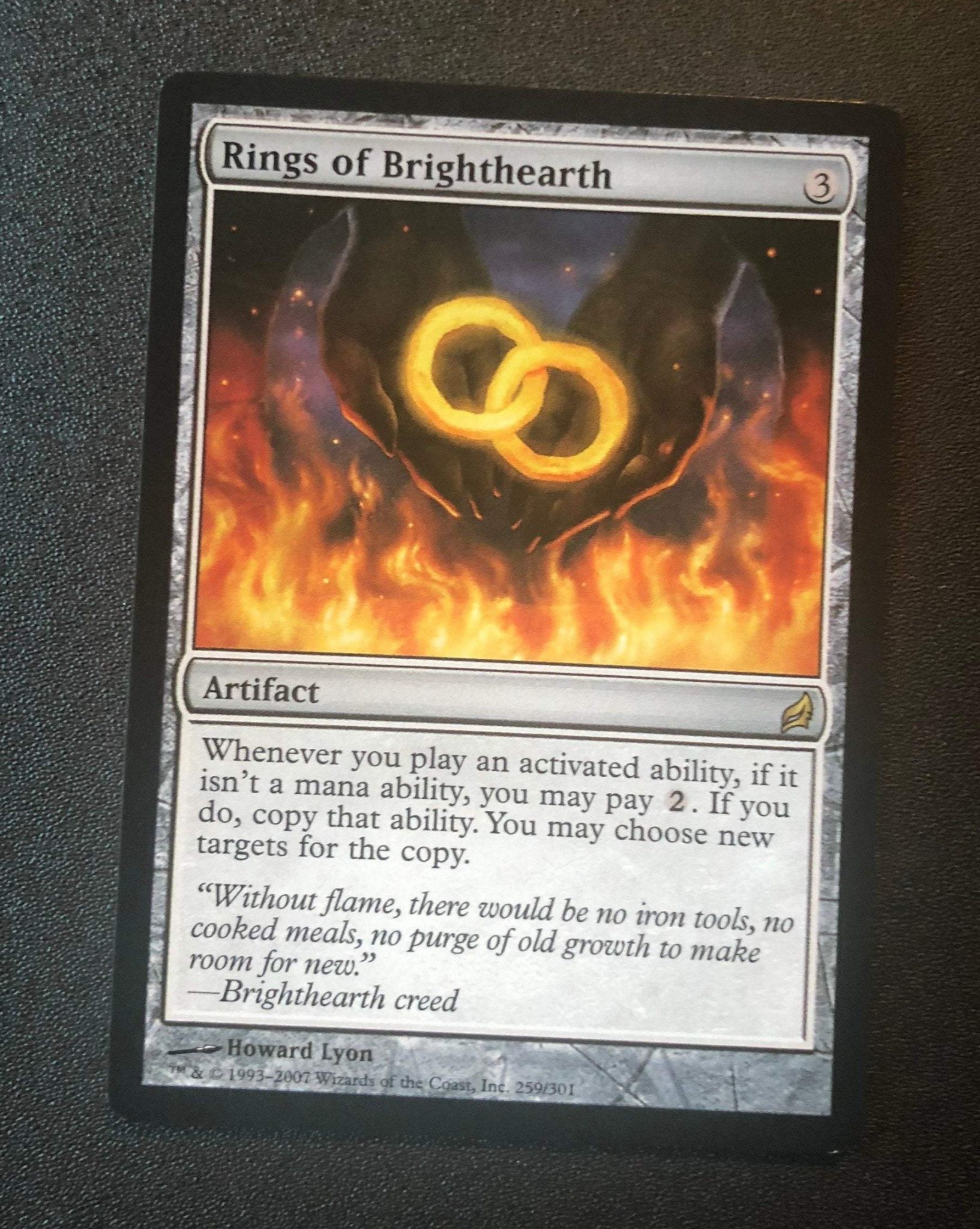 Rings of Brighthearth MtG Lorwyn Proxy King
