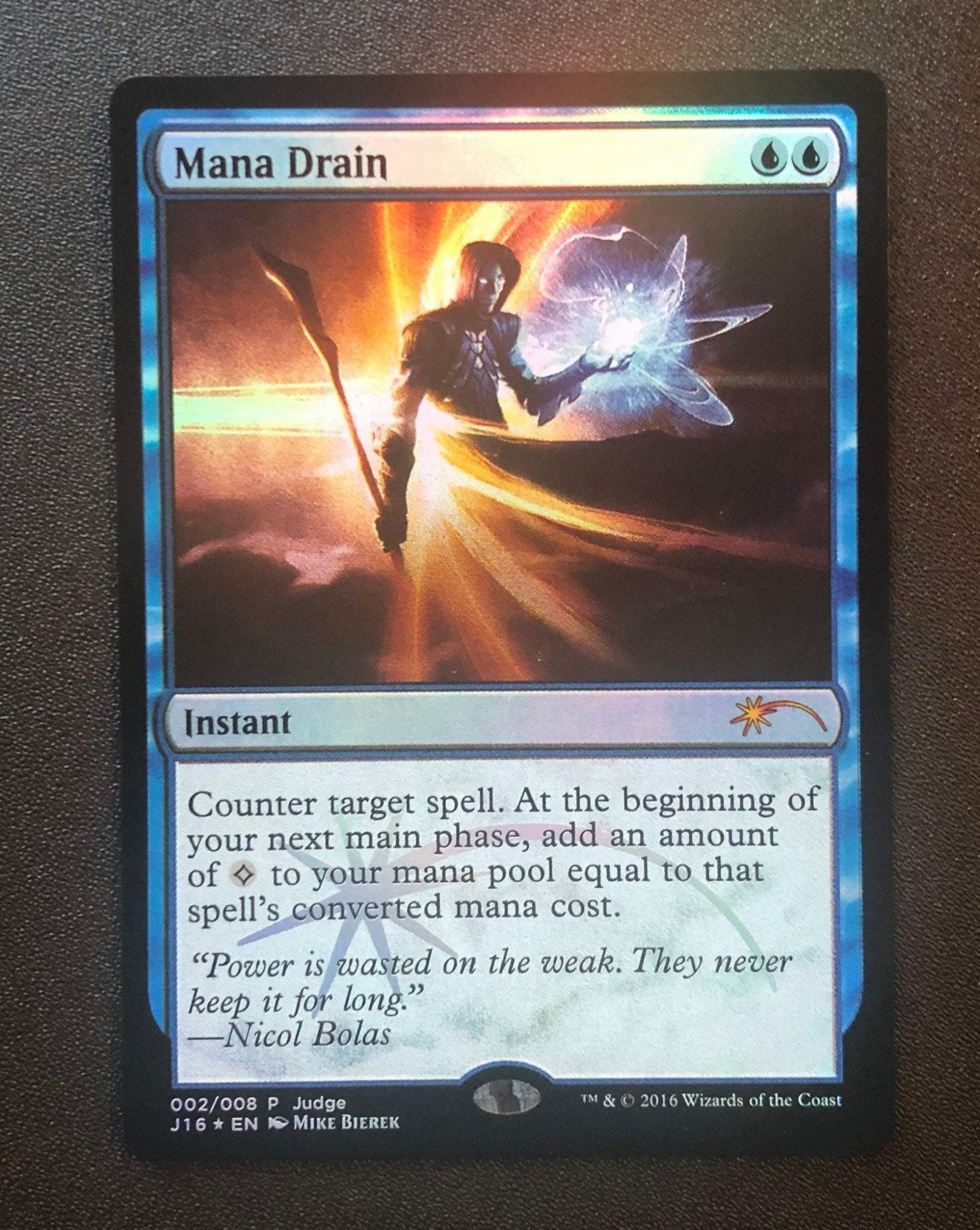 Mana Drain (FOIL) - MtG Judge Gift - Proxy King