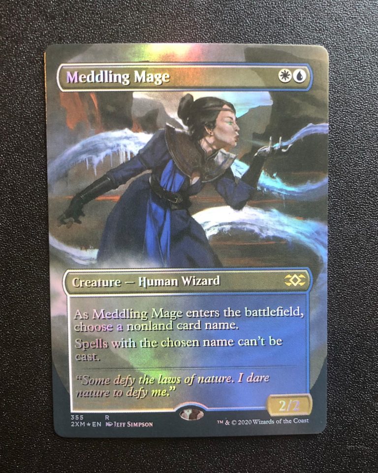 翻弄する魔道士/Meddling Mage サインド Foil-