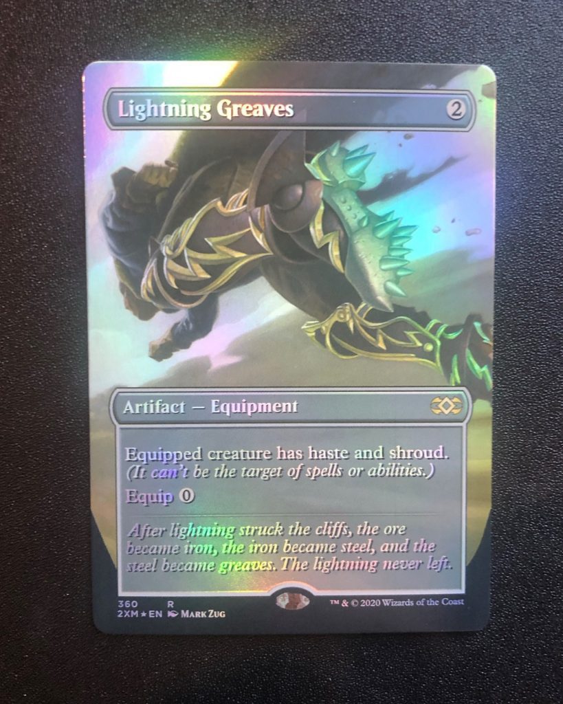 Lightning Greaves (FOIL Showcase) MtG 2XM Proxy King