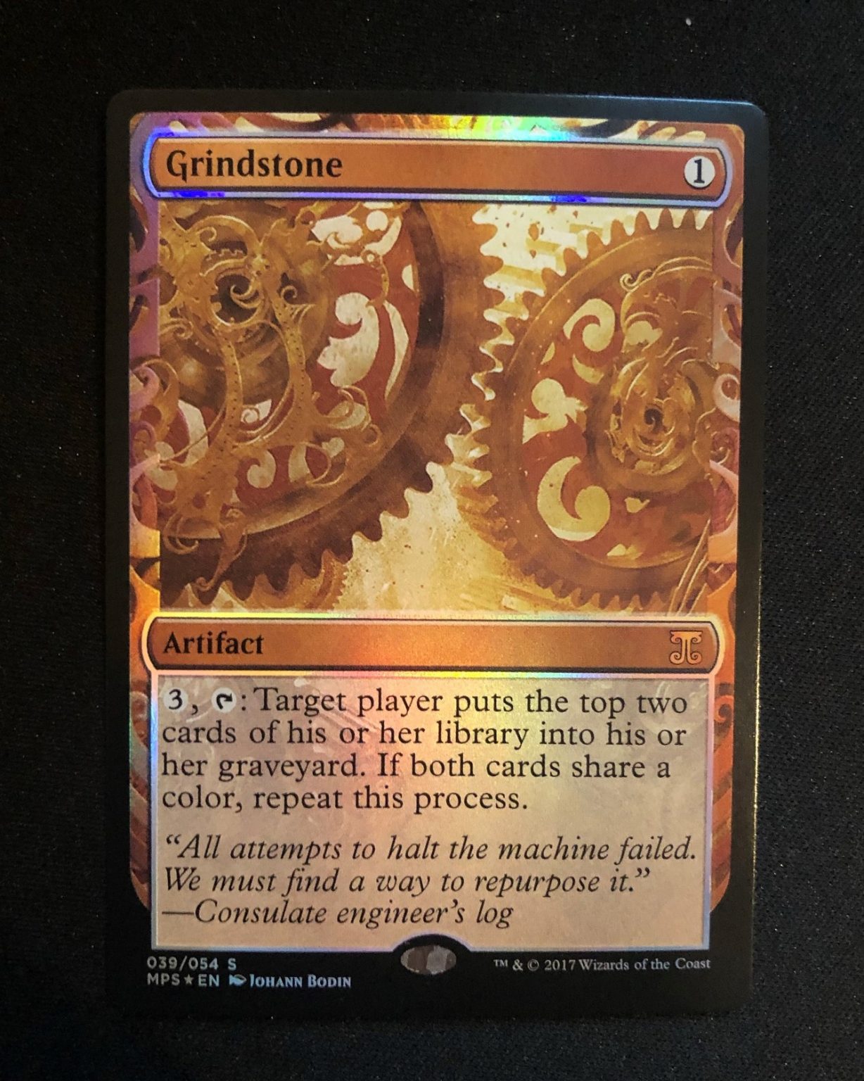 Grindstone (FOIL) MtG Kaladesh Masterpiece Proxy King