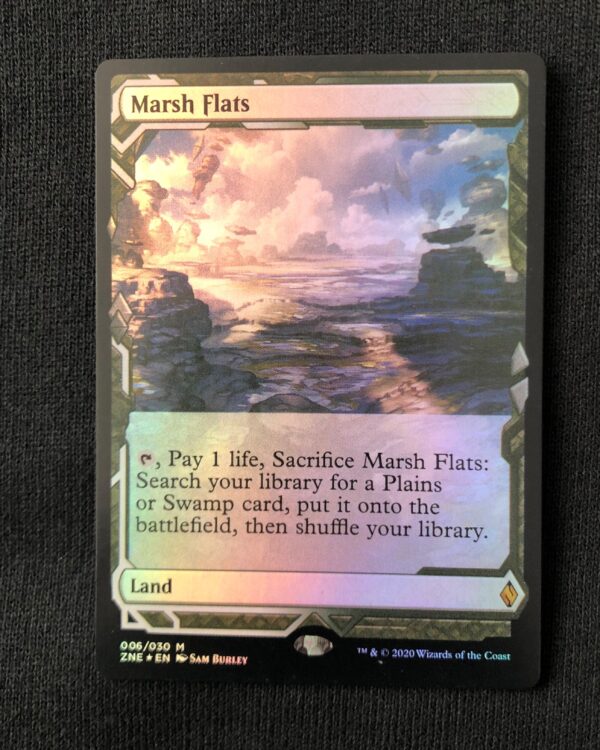 Marsh Flats (FOIL) MtG Zendikar Rising Expedition Proxy King