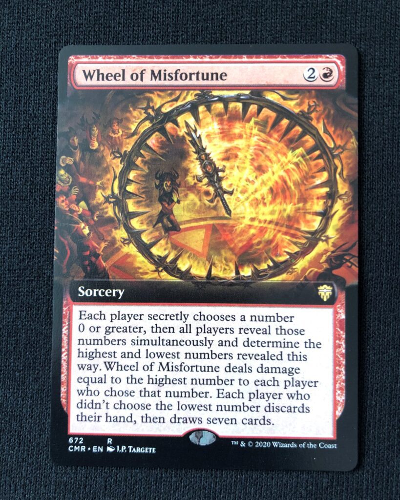 Wheel of Misfortune (Showcase) MtG Commander Legends Proxy King