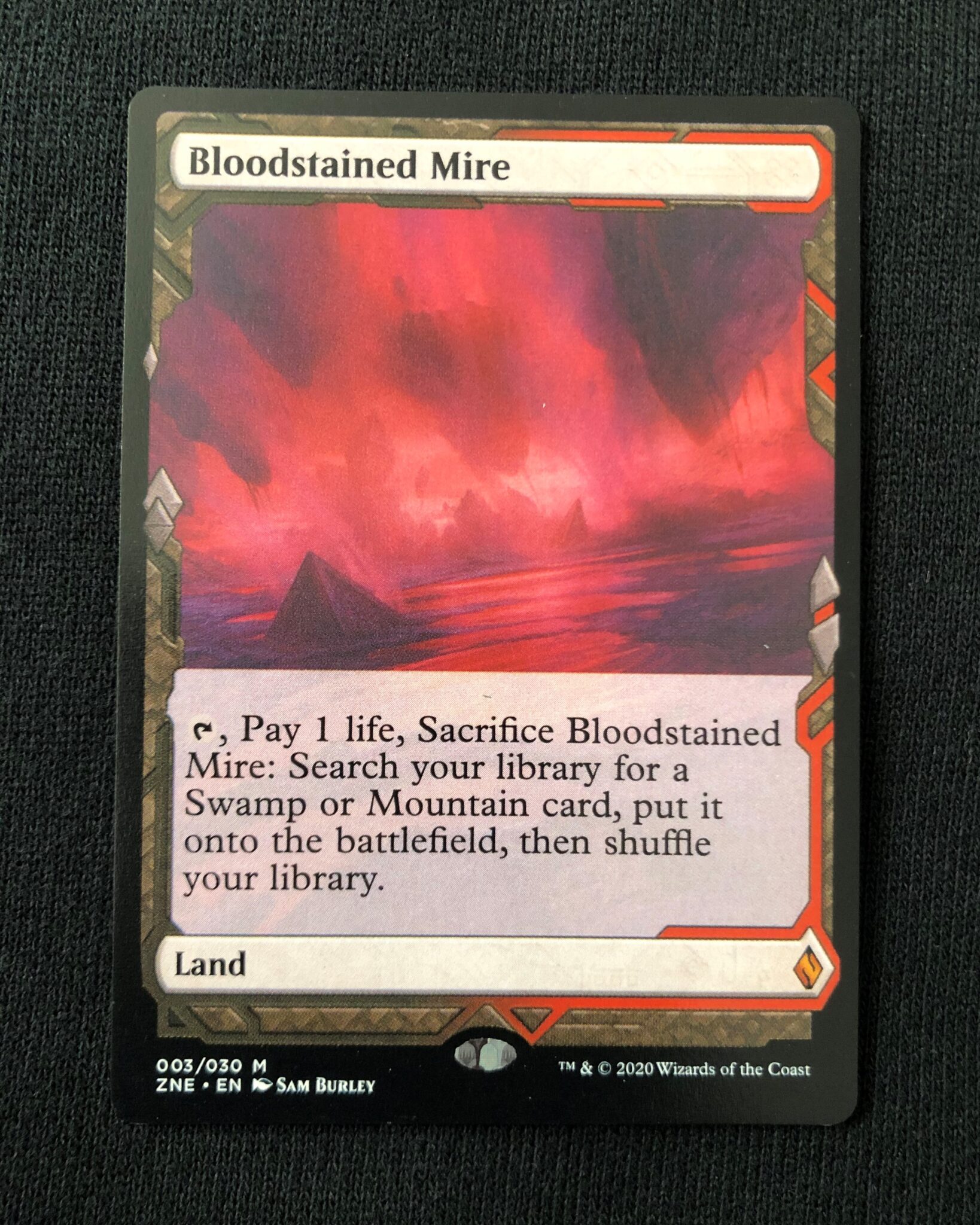 Bloodstained Mire - MtG Zendikar Rising Expeditions - Proxy King