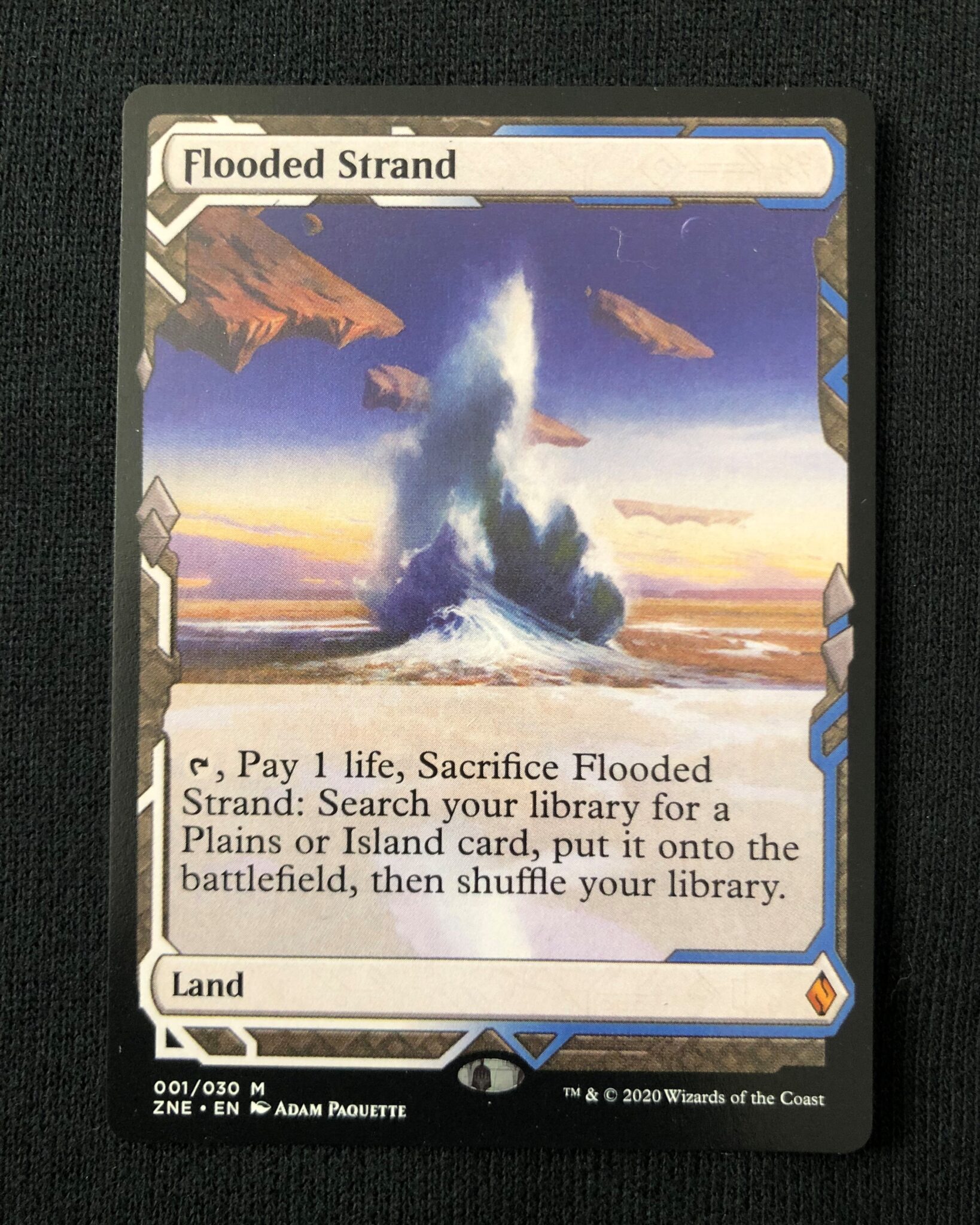 Flooded Strand MTG Proxy Zendikar Rising Expeditions Proxy King