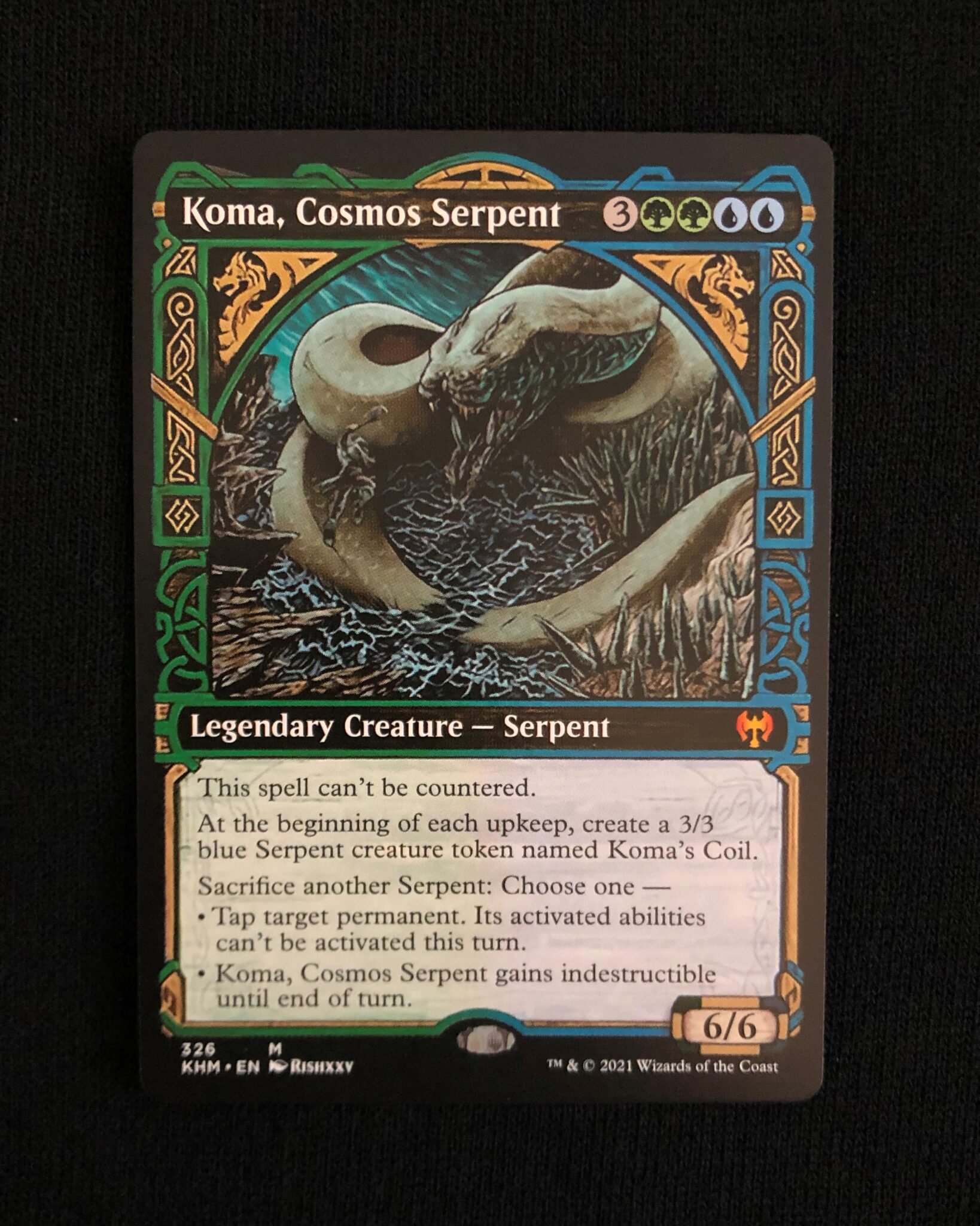 serpent koma cosmos kaldheim proxyking