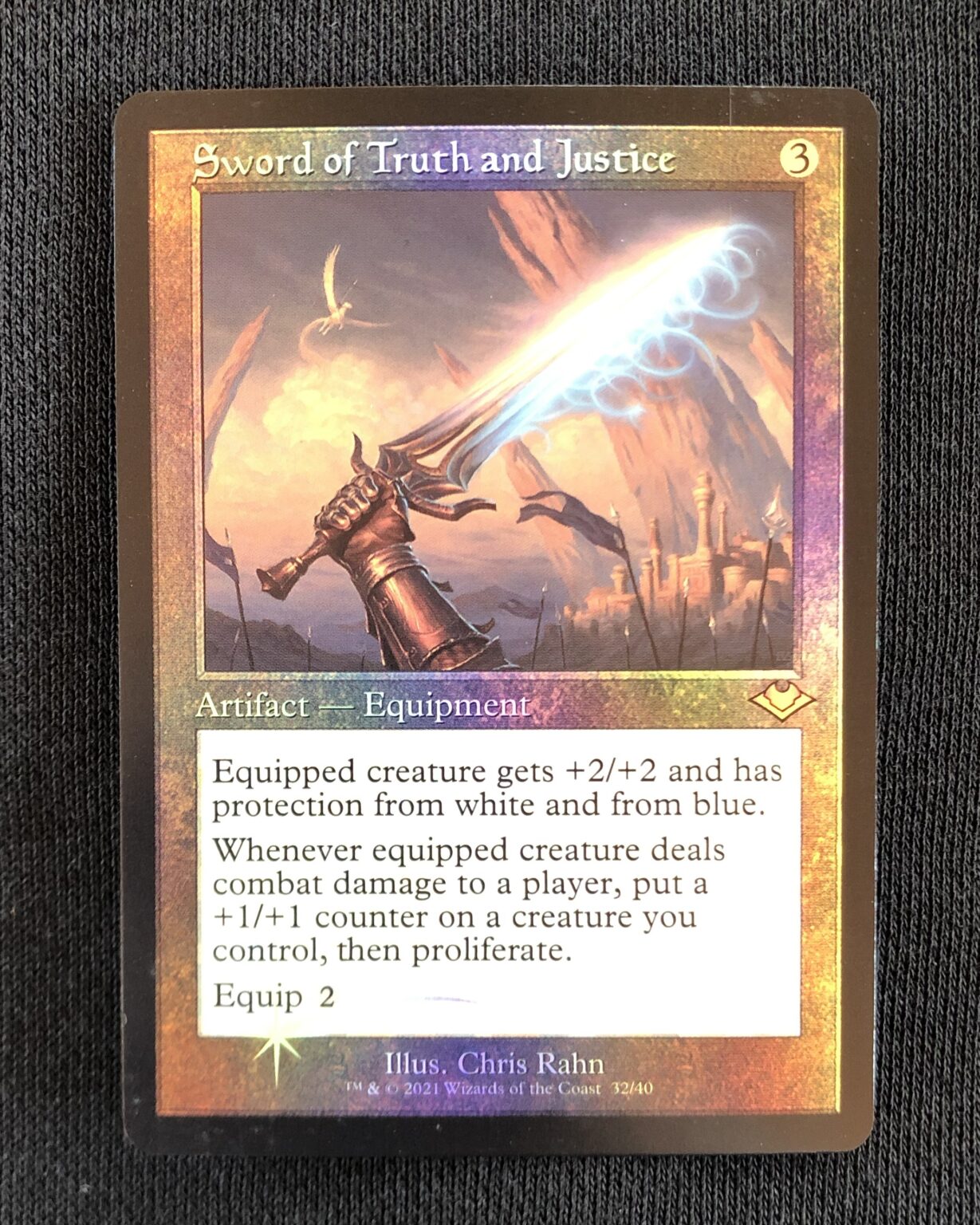 Sword Of Truth And Justice FOIL Vintage MtG MH2 Proxy King