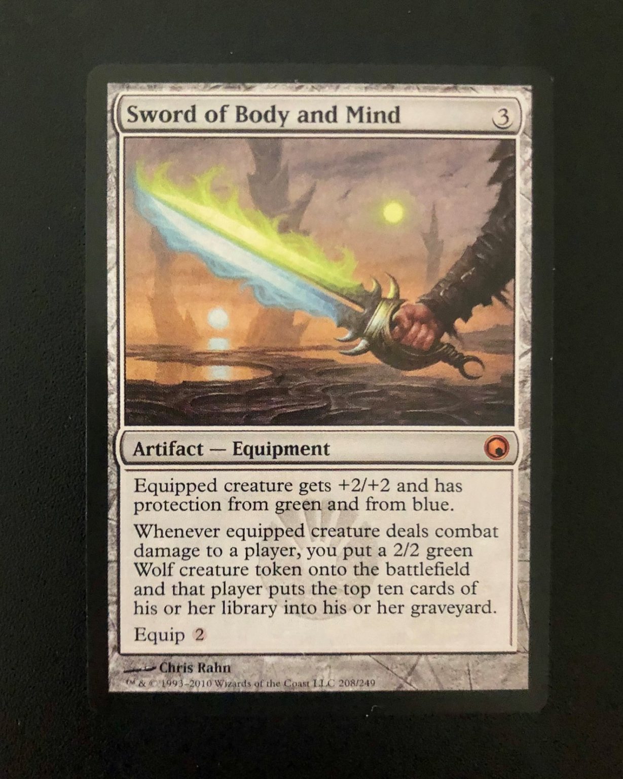 Sword of Body and Mind MtG FtV Proxy King