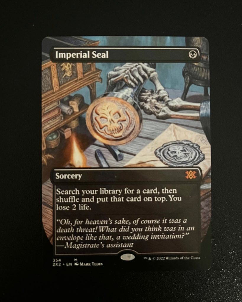 Imperial Seal (Borderless) - MtG Double Masters 2022 - Proxy King