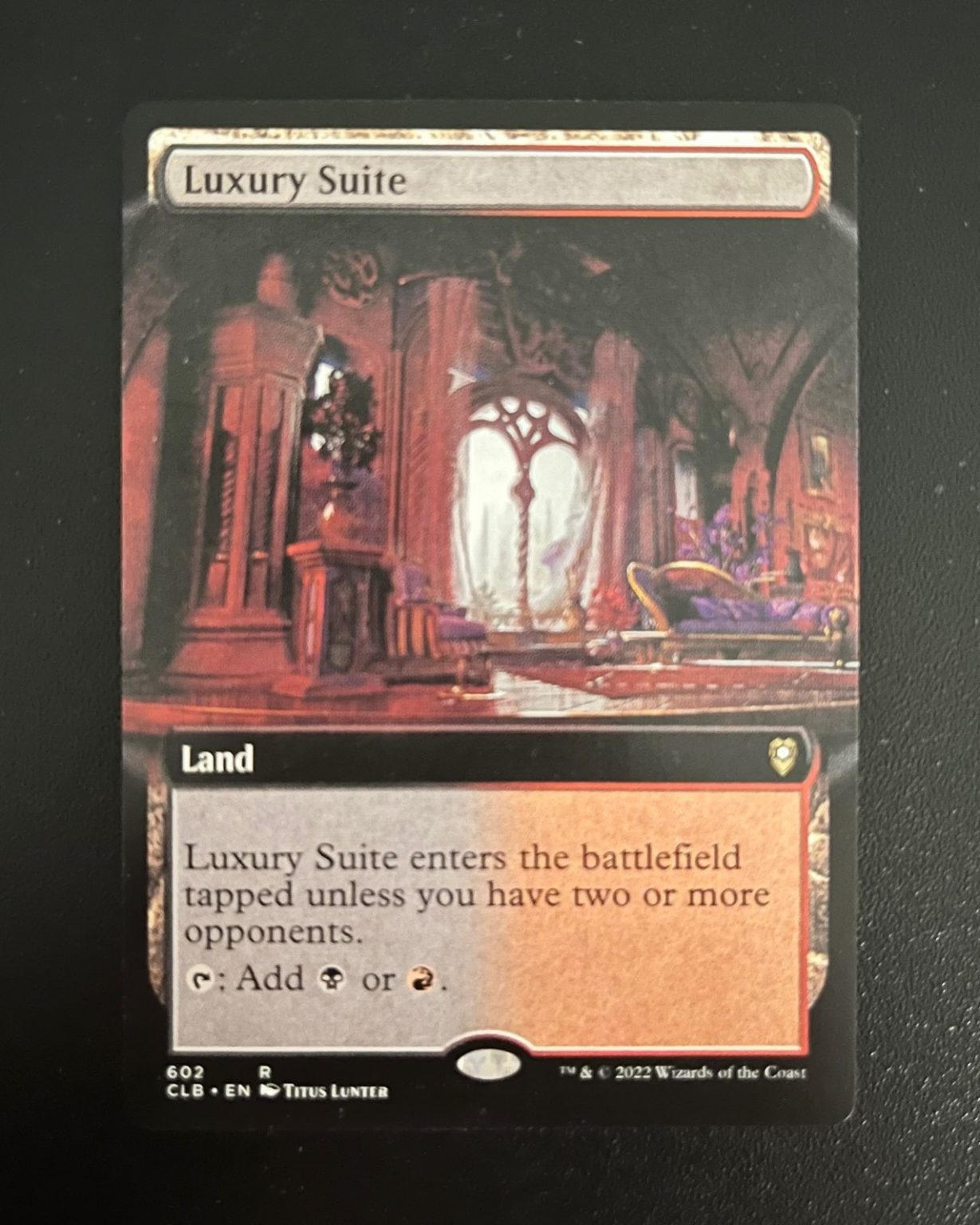 Luxury Suite (Extended Art) MtG Proxy Commander Legends CLB Proxy King