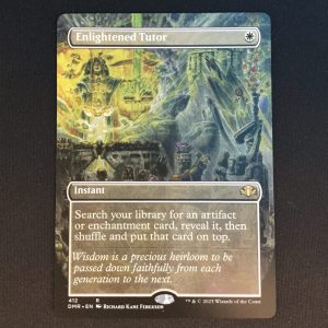 Enlightened Tutor (Borderless)  - MTG Proxy Dominaria Remastered