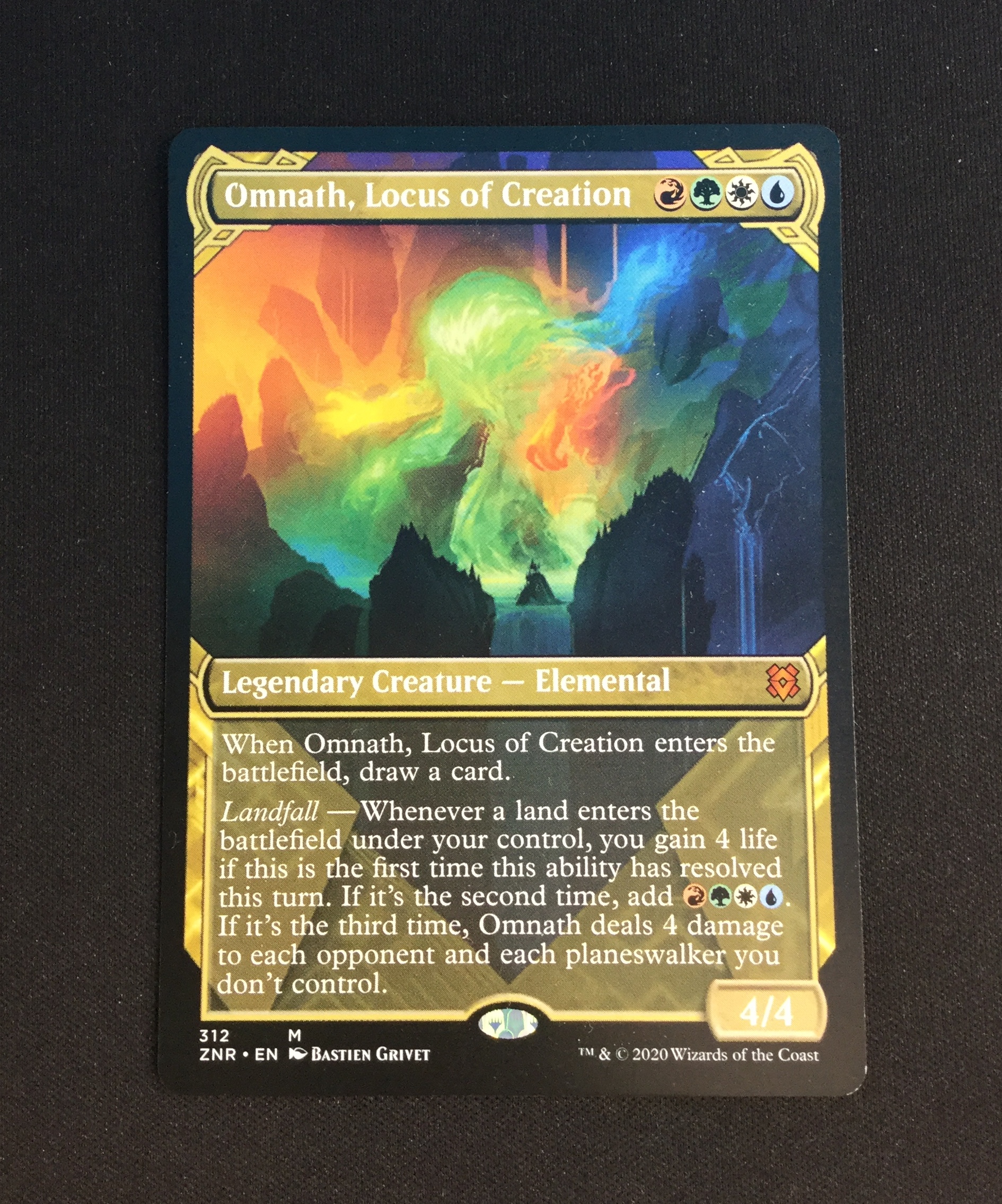 thumbnail image 2 of Omnath, Locus Of Creation (Showcase) – Zendikar Rising ZNR – Magic MTG Mint 2 of 6