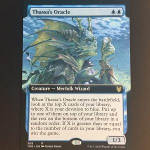 Thassa's Oracle (Extended Art)- MTG Proxy Theros Beyond Death