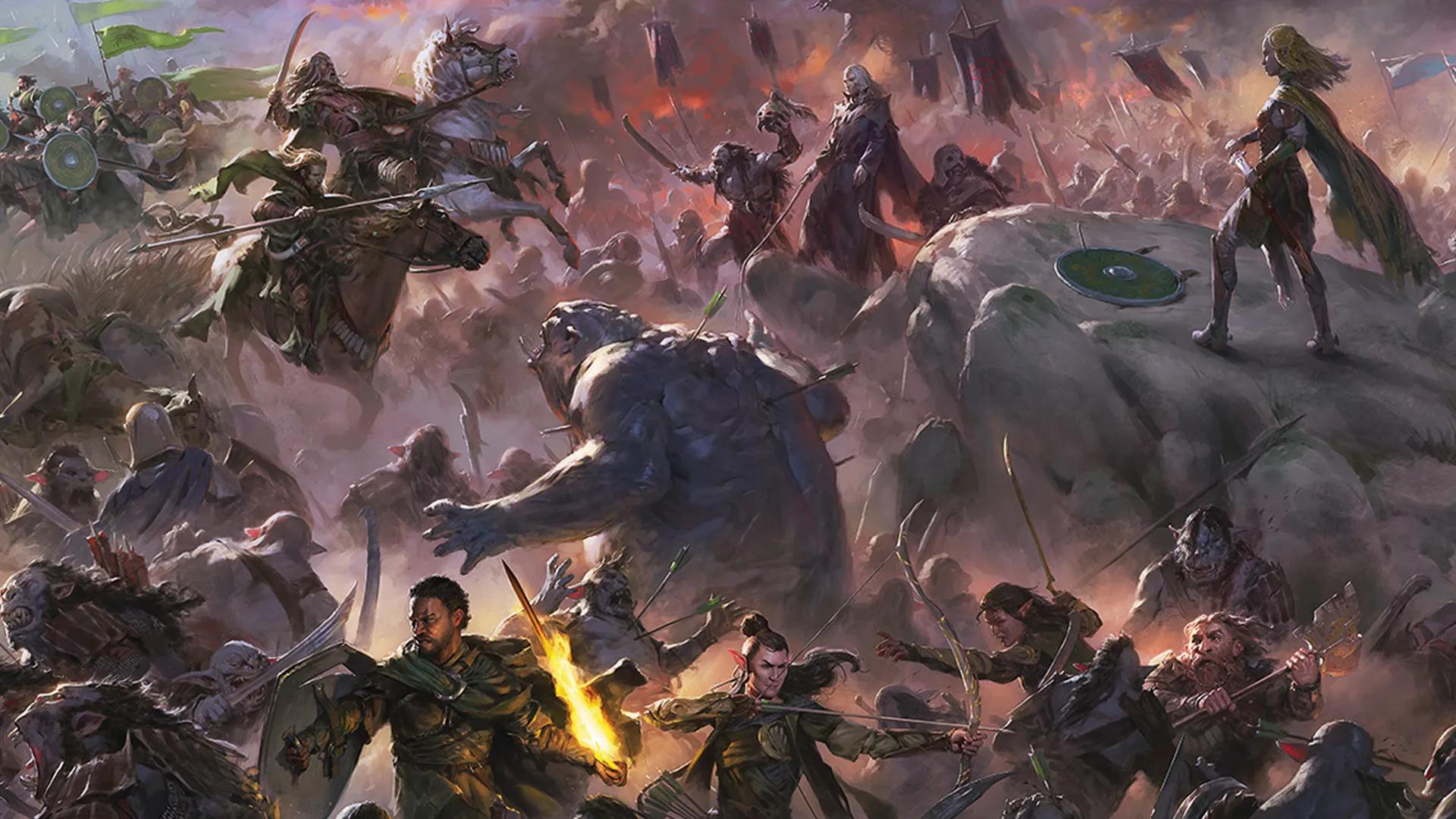 Magic The Gathering's Lord of the Rings Set Features Stunning Art,  Including Nine Different Nazgul Cards