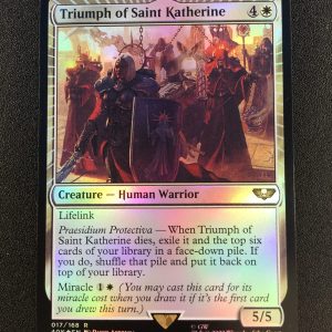 Triumph of Saint Katherine (FOIL) - MTG Proxy Universes Beyond: Warhammer 40,000