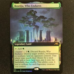 Boseiju, Who Endures (FOIL Extended Art) - MTG Proxy Kamigawa: Neon Dynasty