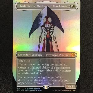 Elesh Norn, Mother of Machines (FOIL Concept Praetor) - MTG Proxy Phyrexia: All Will Be One