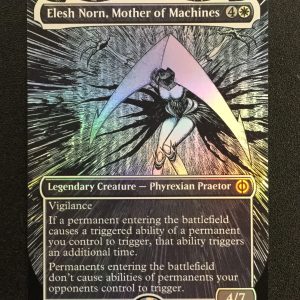 Elesh Norn, Mother of Machines (FOIL Borderless) - MTG Proxy All Will Be One