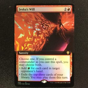 Jeska's Will (FOIL Extended Art) - MTG Proxy Commander Legends