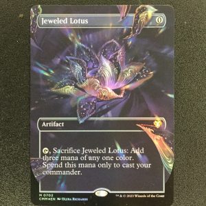 Jeweled Lotus (FOIL Borderless) - MTG Proxy Commander Masters