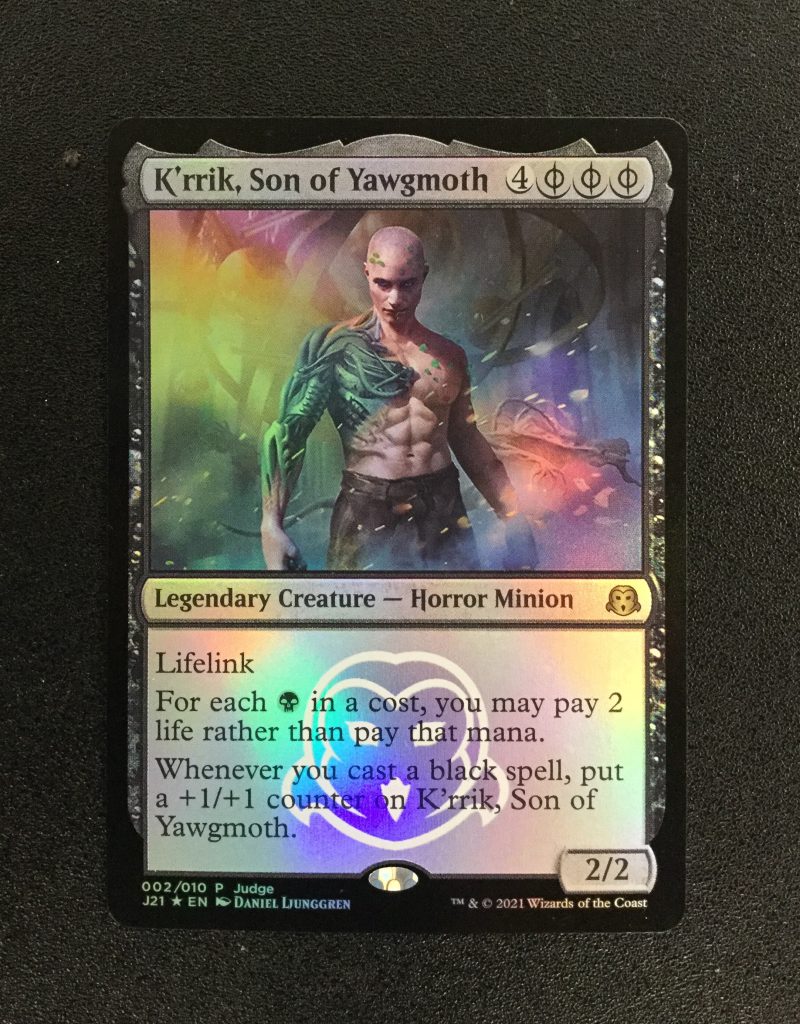 K Riik K'rrik, Son of Yawgmoth (FOIL) - MTG Proxy Judge Promos - Proxy King