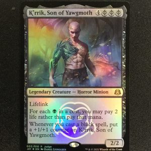 K'rrik, Son of Yawgmoth (FOIL) - MTG Proxy Judge Promos