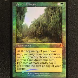 Sylvan Library (FOIL Retro Frame) - MTG Proxy Dominaria Remastered