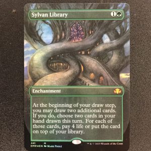 Sylvan Library (FOIL Borderless) - MTG Proxy Dominaria Remastered