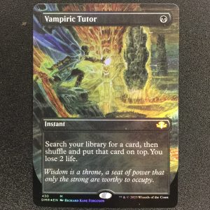 Vampiric Tutor (FOIL Borderless) - MTG Proxy Dominaria Remastered