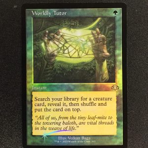 Worldly Tutor (FOIL Retro Frame) - MTG Proxy Dominaria Remastered