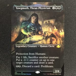 Yawgmoth, Thran Physician (FOIL Borderless) - MTG Proxy Dominaria Remastered