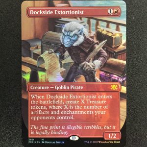 Dockside Extortionist (FOIL Borderless) - MTG Proxy Double Masters 2022