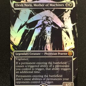 Elesh Norn, Mother of Machines (FOIL Showcase) - MTG Proxy Phyrexia: All Will Be One