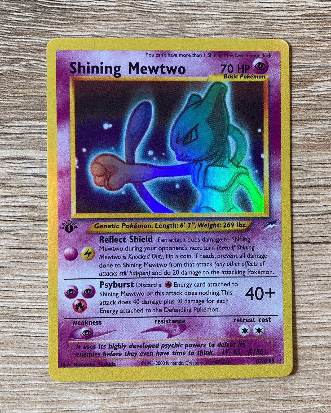 Mew WOTC and Mewtwo XY - Rare Legendary Pokemon Cards - NM/LP 100% Authentic