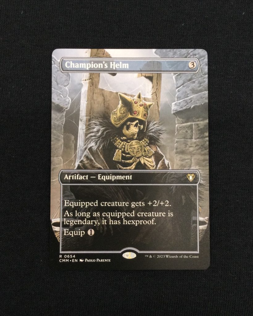 Champion's Helm (Borderless) - MTG Proxy Commander Masters - Proxy King